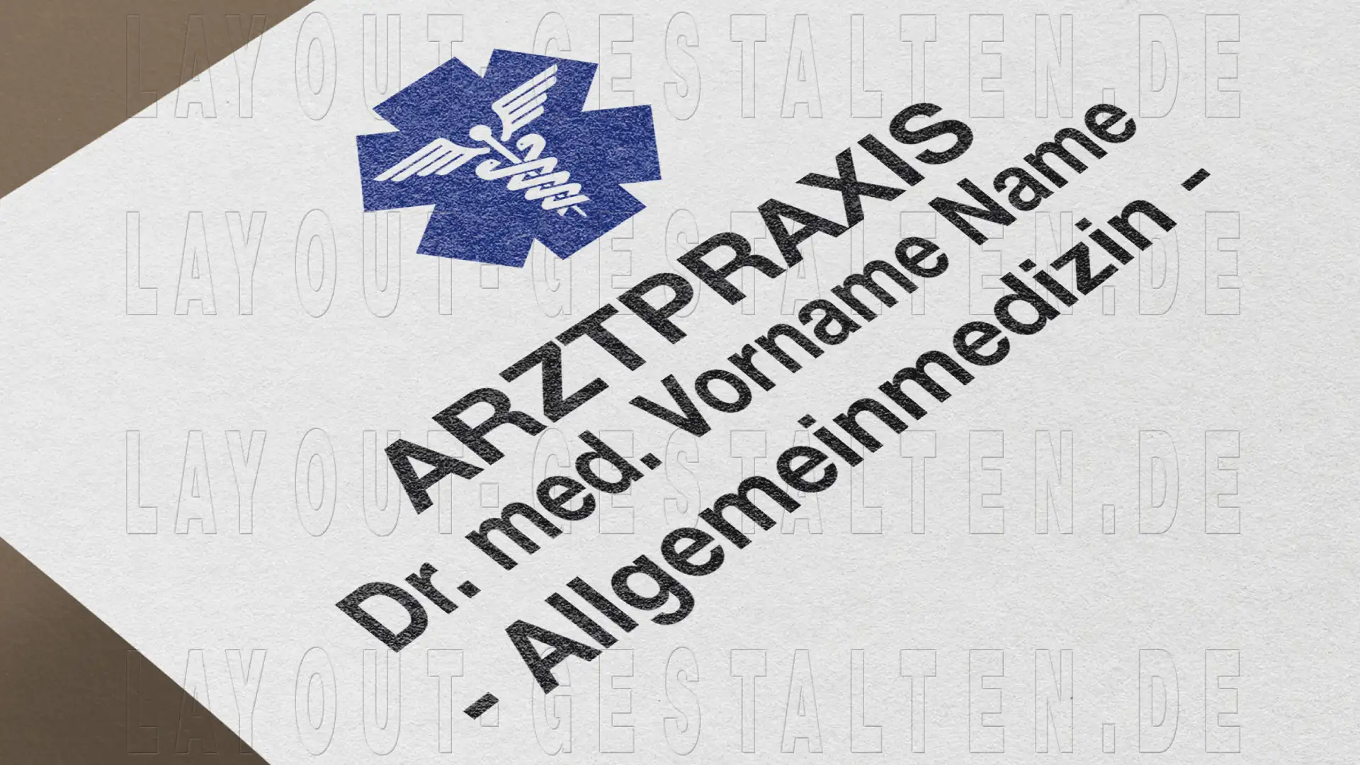 arzt praxis logo erstellen gestalten gestaltung