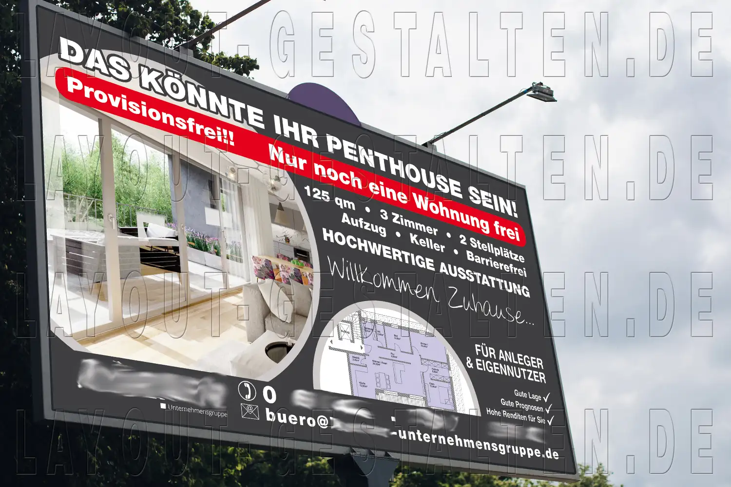 baustellenschild, bauschild, bautafel erstellen gestalten