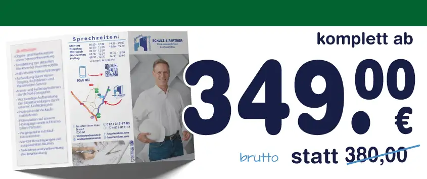 bauunternehmen flyer erstellen