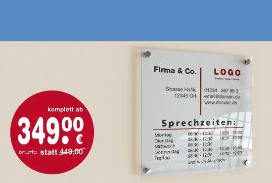 firmenschild firmschild gestalten erstellen