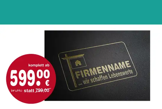 immobilien makler logo, firmenlogo gestalten erstellen