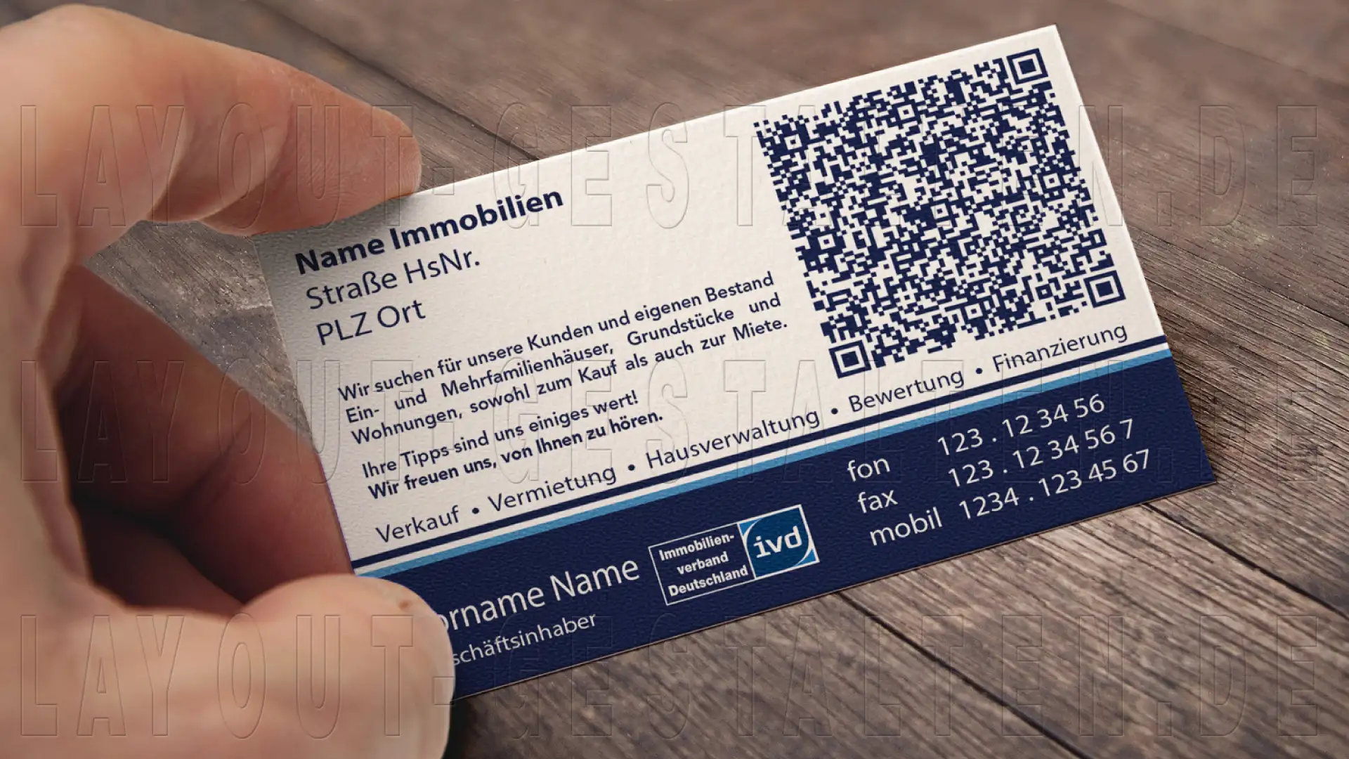 immobilien-visitenkarten erstellen