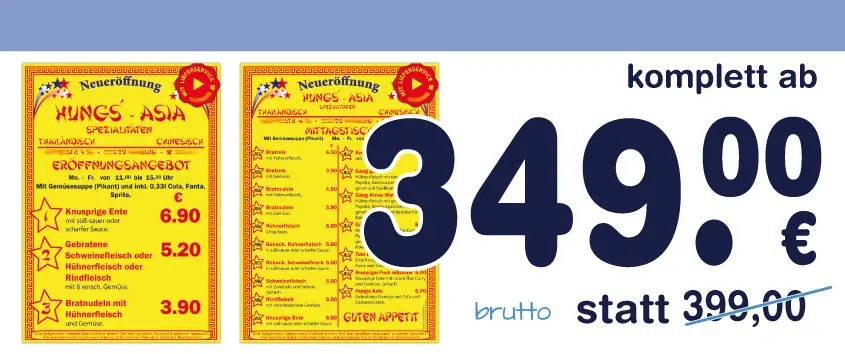 neu-eröffnung-flyer erstellen gestalten, imageflyer