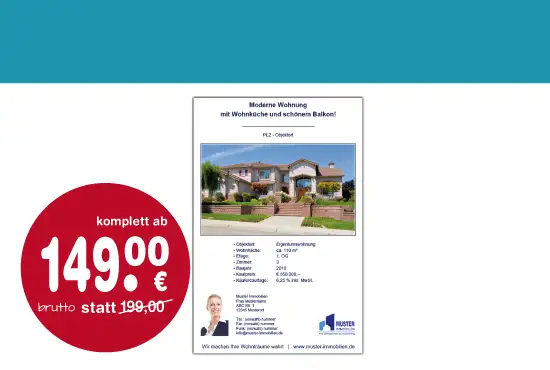immobilien schaufenster-expose erstellen gestalten