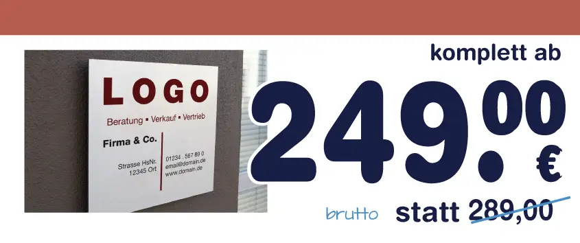 schild, plexiglas, aluverbundplatten, pvc forex hartschaumplatten gestalten erstellen